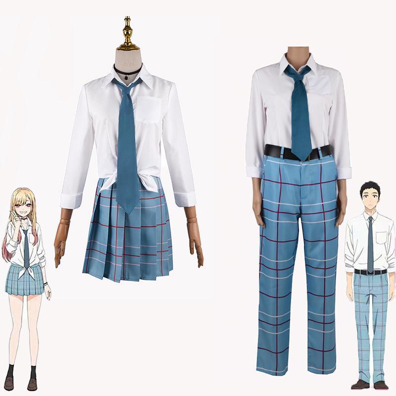 BuyMy Dress - Up Darling Wakana Gojo Cosplay Costume School Uniform Halloween Outfits Suit For Men Now Cheaper With 3 - 5 Days Ship - PajamasBuy