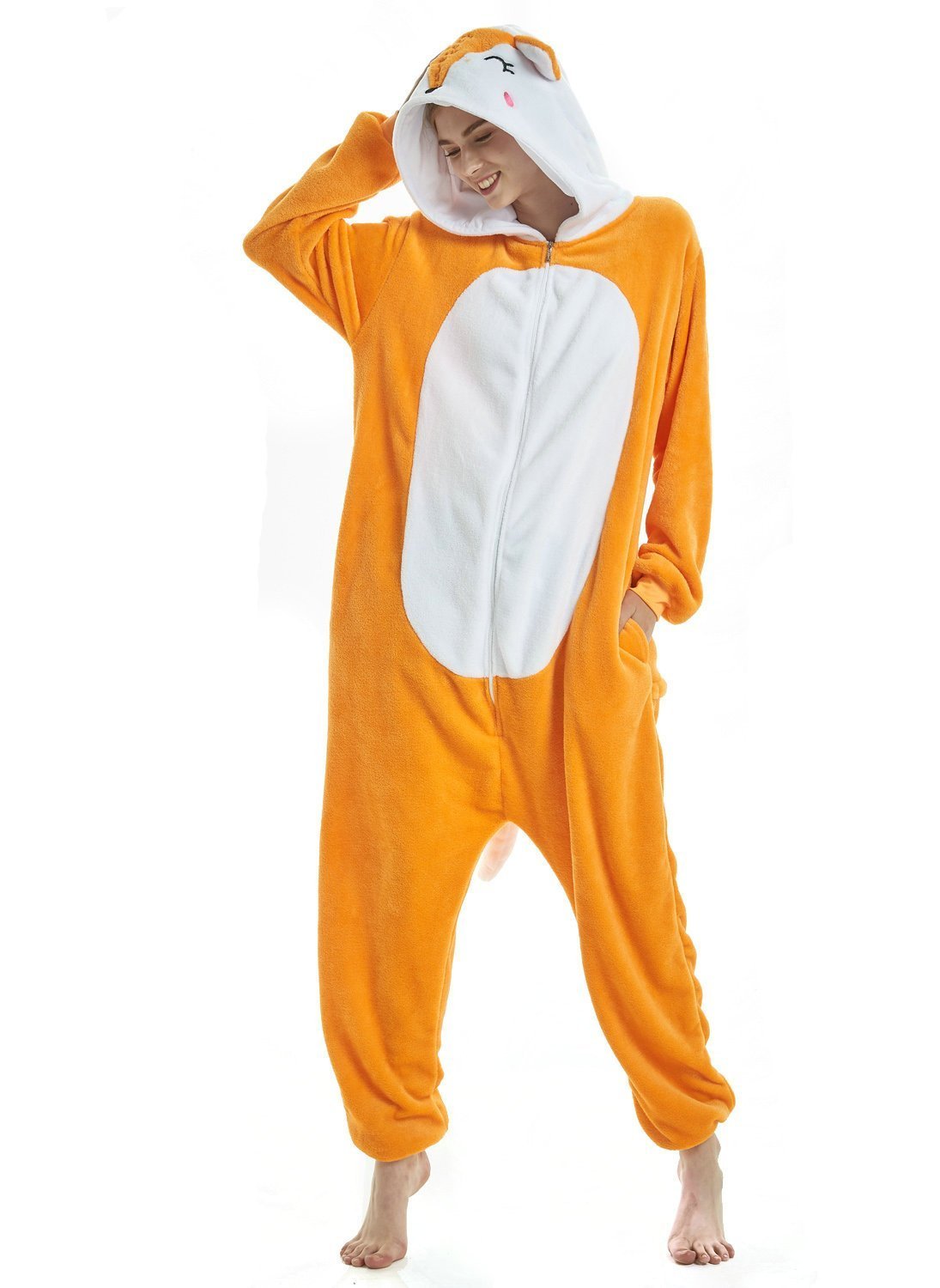 BuyNew Fox Kigurumi Onesies Pajamas For Adult Costumes Now Cheaper With 3 - 5 Days Ship - PajamasBuy