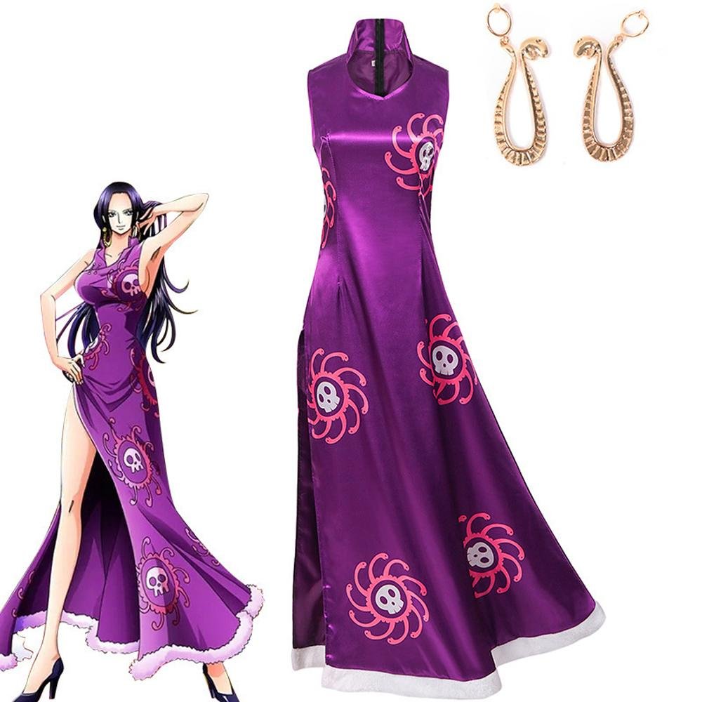 BuyOne Piece Boa Hancock Costume Party Carnival Cosplay Full Set Now Cheaper With 3 - 5 Days Ship - PajamasBuy