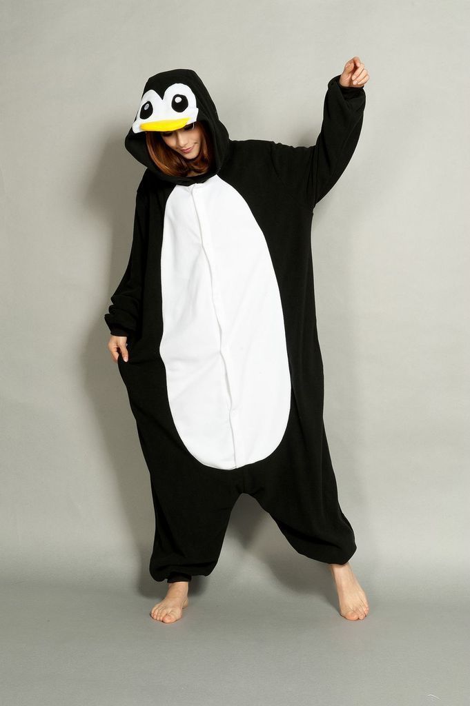 BuyPenguin Onesies Hoodie Pajamas Animal Kigurumi Costume Now Cheaper With 3 - 5 Days Ship - PajamasBuy