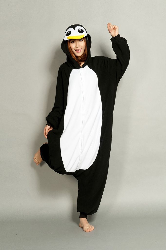 BuyPenguin Onesies Hoodie Pajamas Animal Kigurumi Costume Now Cheaper With 3 - 5 Days Ship - PajamasBuy