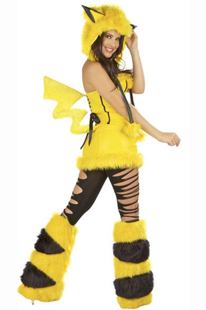 BuyPikachu Cartoon Costume Woman Halloween Christmas Party Dress Now Cheaper With 3 - 5 Days Ship - PajamasBuy