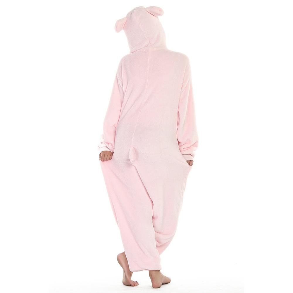 BuyPink Pig Onesies Hoodie Pajamas Animal Costume Kigurumi Now Cheaper With 3 - 5 Days Ship - PajamasBuy