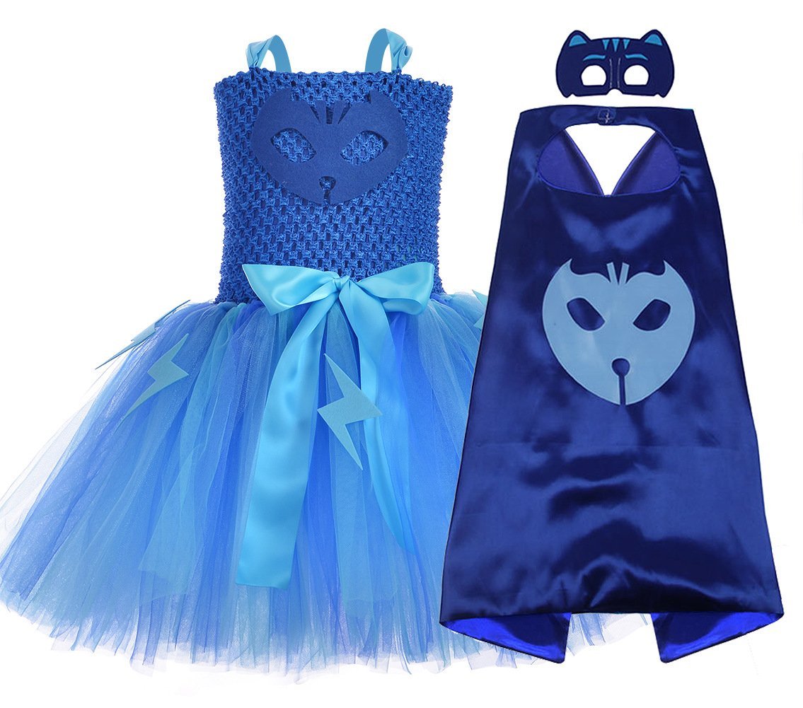 BuyPJ Masks Superhero Cosplay Costumes Halloween Tutu Dress Suits Now Cheaper With 3 - 5 Days Ship - PajamasBuy