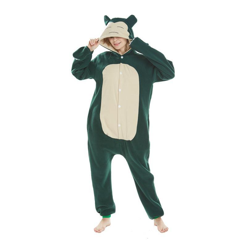 BuyPokemon Snorlax Animal Kigurumi Onesies Pajamas For Adult Now Cheaper With 3 - 5 Days Ship - PajamasBuy