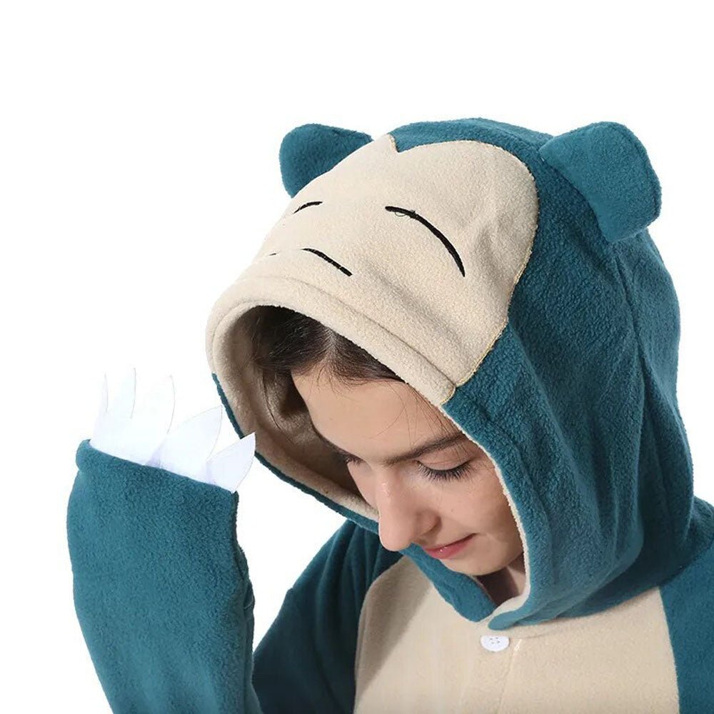 BuyPokemon Snorlax Animal Kigurumi Onesies Pajamas For Adult Now Cheaper With 3 - 5 Days Ship - PajamasBuy