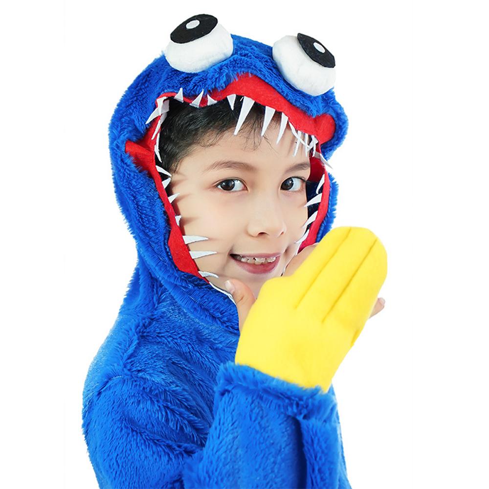 BuyPoppy Playtime Huggy Wuggys Plush Costume Kids Halloween Cartoon Cosplay Jumpsuit Now Cheaper With 3 - 5 Days Ship - PajamasBuy