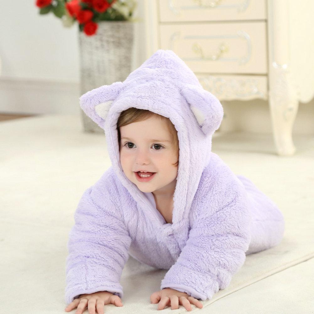 BuyPurple Cat Cute Baby Infant Toddler Animal Onesie Costume Now Cheaper With 3 - 5 Days Ship - PajamasBuy