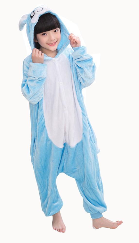 BuyRabbit Hooded Kigurumi Onesies Pajamas Easter Costume For Kids Now Cheaper With 3 - 5 Days Ship - PajamasBuy