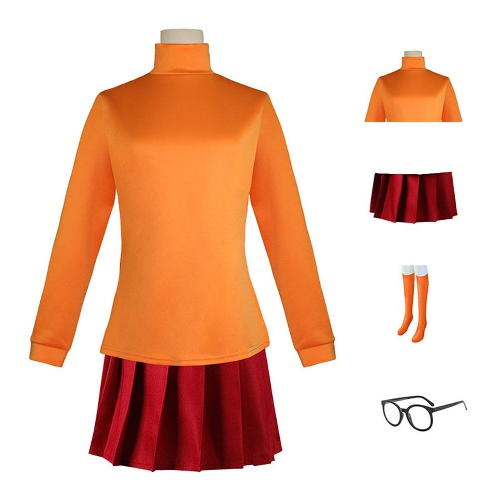 BuyScooby DooVelma daphne costume cosplay Halloween Now Cheaper With 3 - 5 Days Ship - PajamasBuy