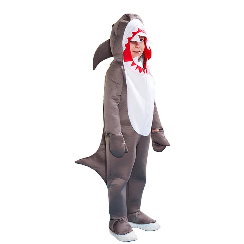 BuySea Life Shark Child Jumpsuit Costume Party kids Cosplay Halloween Now Cheaper With 3 - 5 Days Ship - PajamasBuy