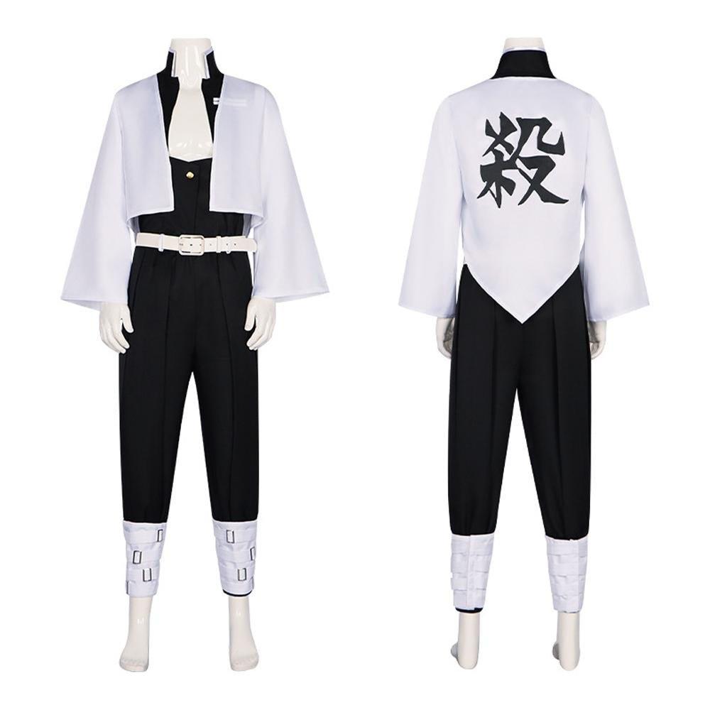 Shinazugawa Sanemi Demon Slayer Kimetsu no Yaiba Cosplay Costume Halloween Carnival Party Suit - Pajamasbuy