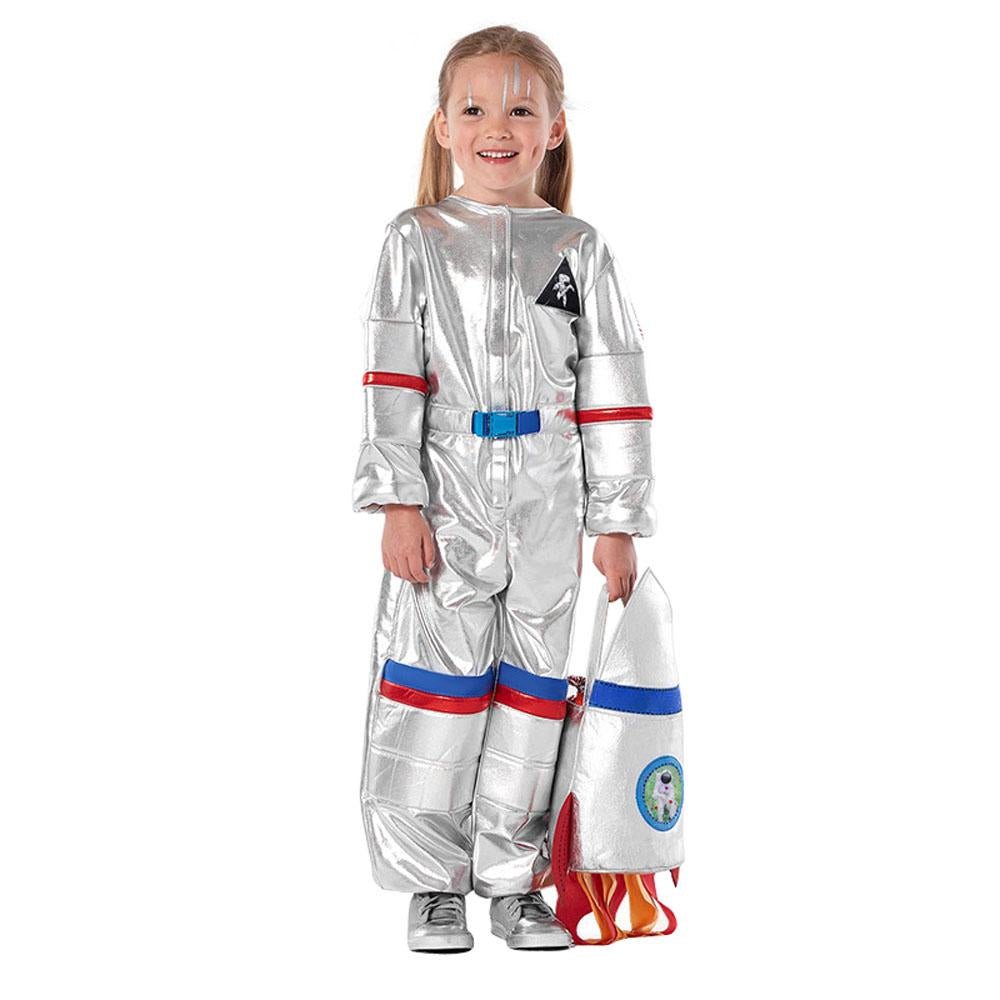 BuySilver Space Suit Costume Astronaut Pilot Cosplay and Performance Outfit Now Cheaper With 3 - 5 Days Ship - PajamasBuy