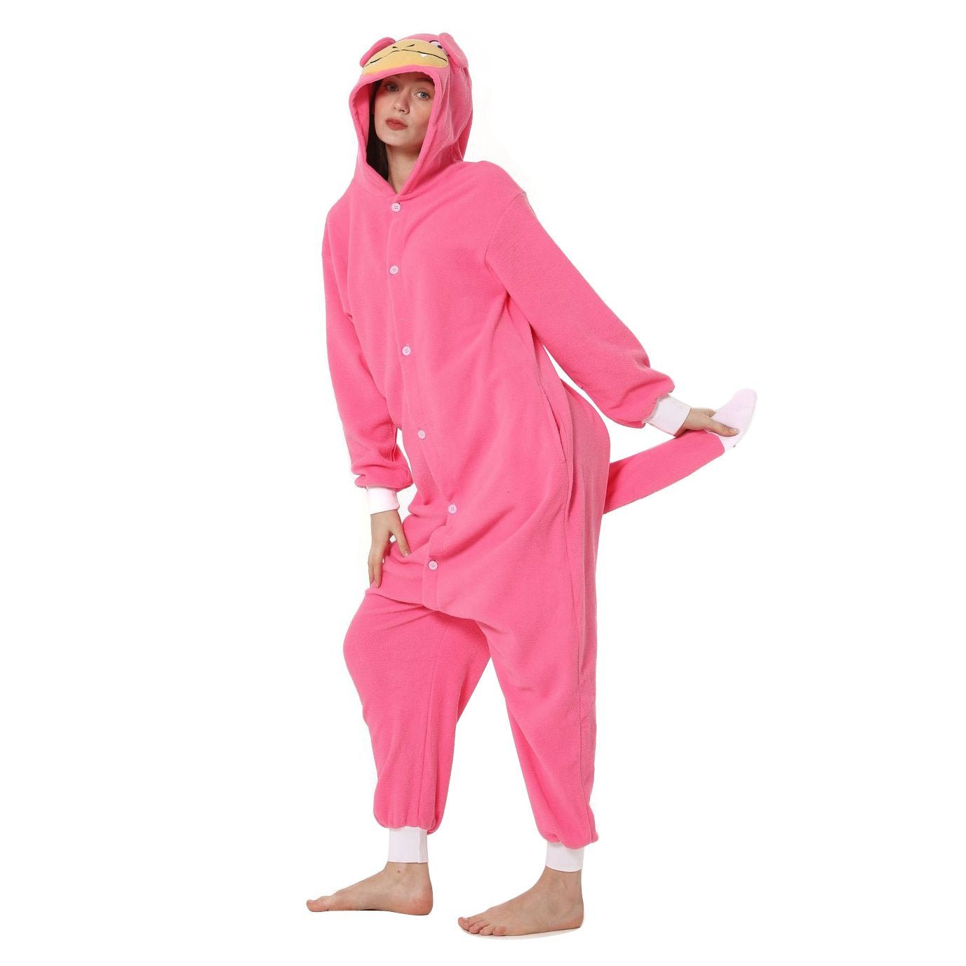 BuySlowpoke Kigurumi Onesies Anime Pokemon Pajamas Pyjamas Halloween Costume Now Cheaper With 3 - 5 Days Ship - PajamasBuy