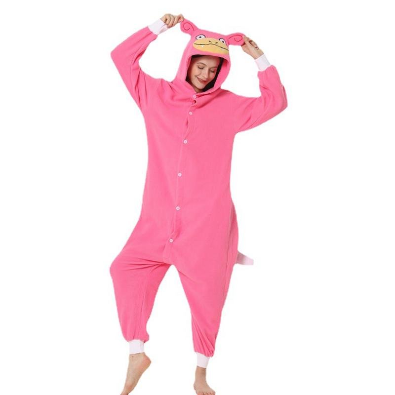 BuySlowpoke Kigurumi Onesies Anime Pokemon Pajamas Pyjamas Halloween Costume Now Cheaper With 3 - 5 Days Ship - PajamasBuy