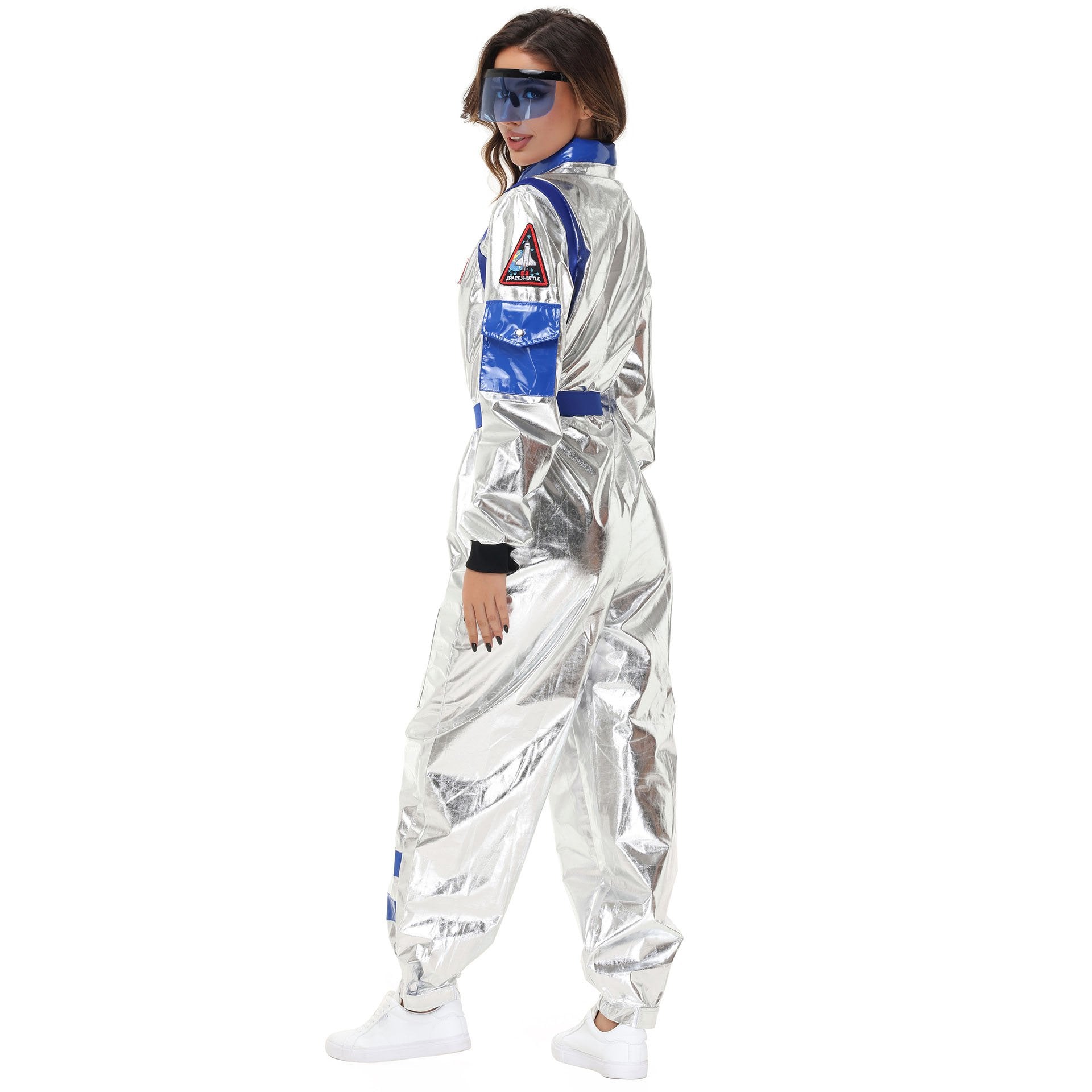 BuySpace Suit Astronaut Couples Costume Carnival Halloween For Women Men Now Cheaper With 3 - 5 Days Ship - PajamasBuy