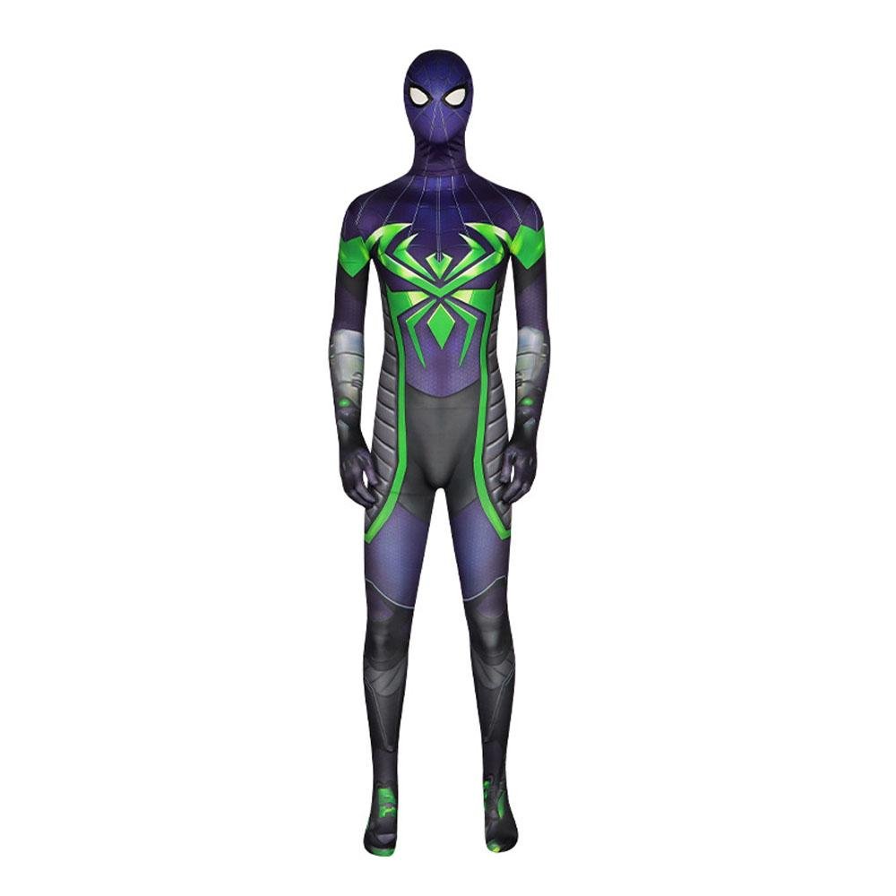 BuySpider - Man 2099 PS5 Comics Miles Morales Jumpsuit Halloween Cosplay Costume Bodysuit Now Cheaper With 3 - 5 Days Ship - PajamasBuy