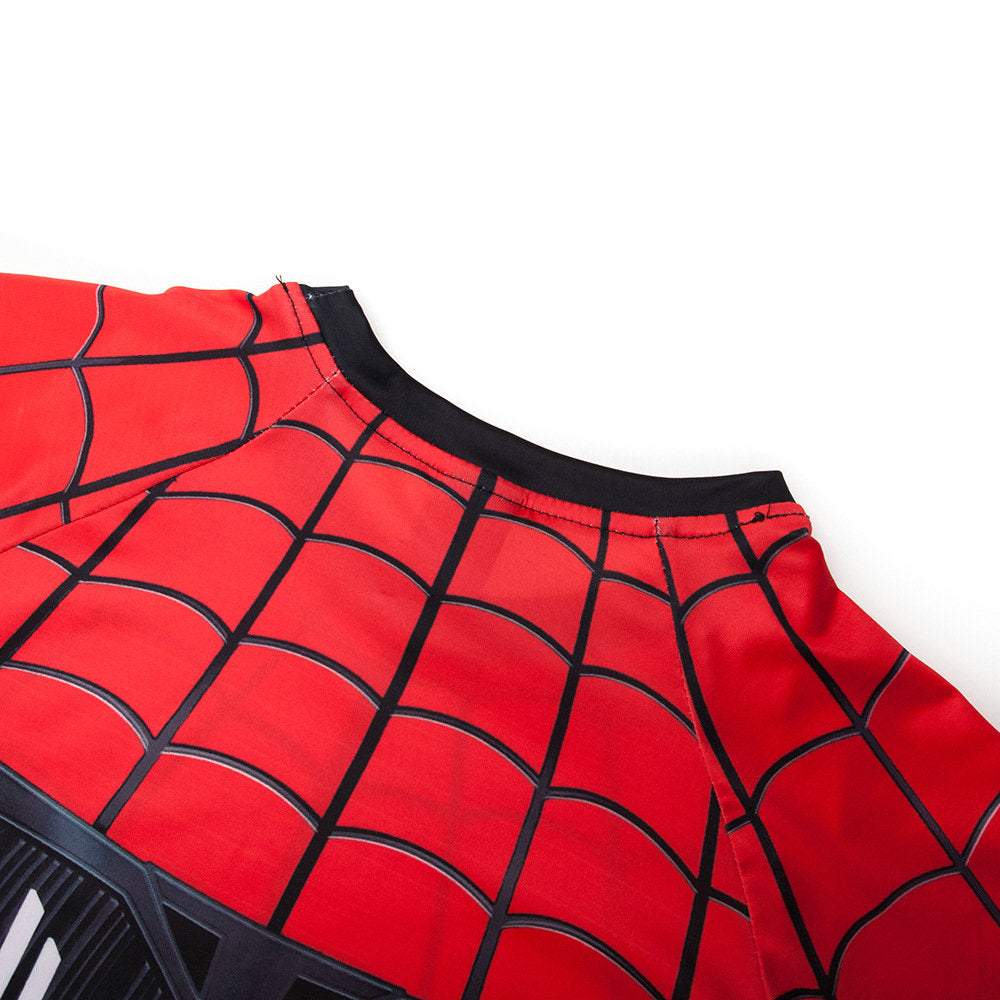 BuySpider - Man Far From Home Halloween Cosplay Costume Tight T - shirt Now Cheaper With 3 - 5 Days Ship - PajamasBuy