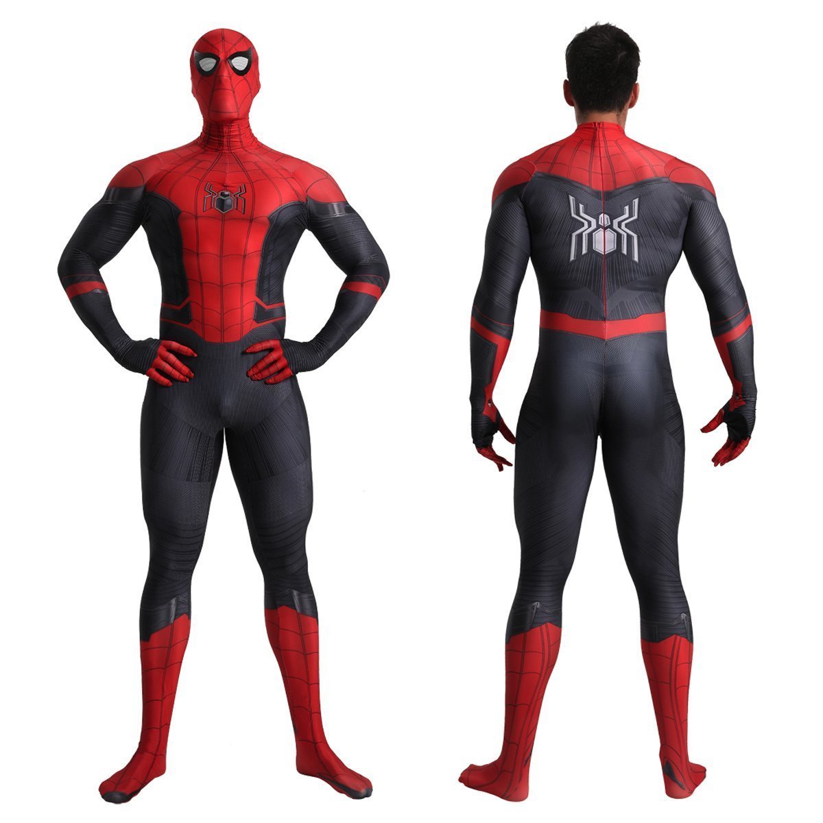 BuySpider - Man Far From Home Peter B Parker Cosplay Costume Halloween Outfits Bodysuit For Adult Kids Now Cheaper With 3 - 5 Days Ship - PajamasBuy