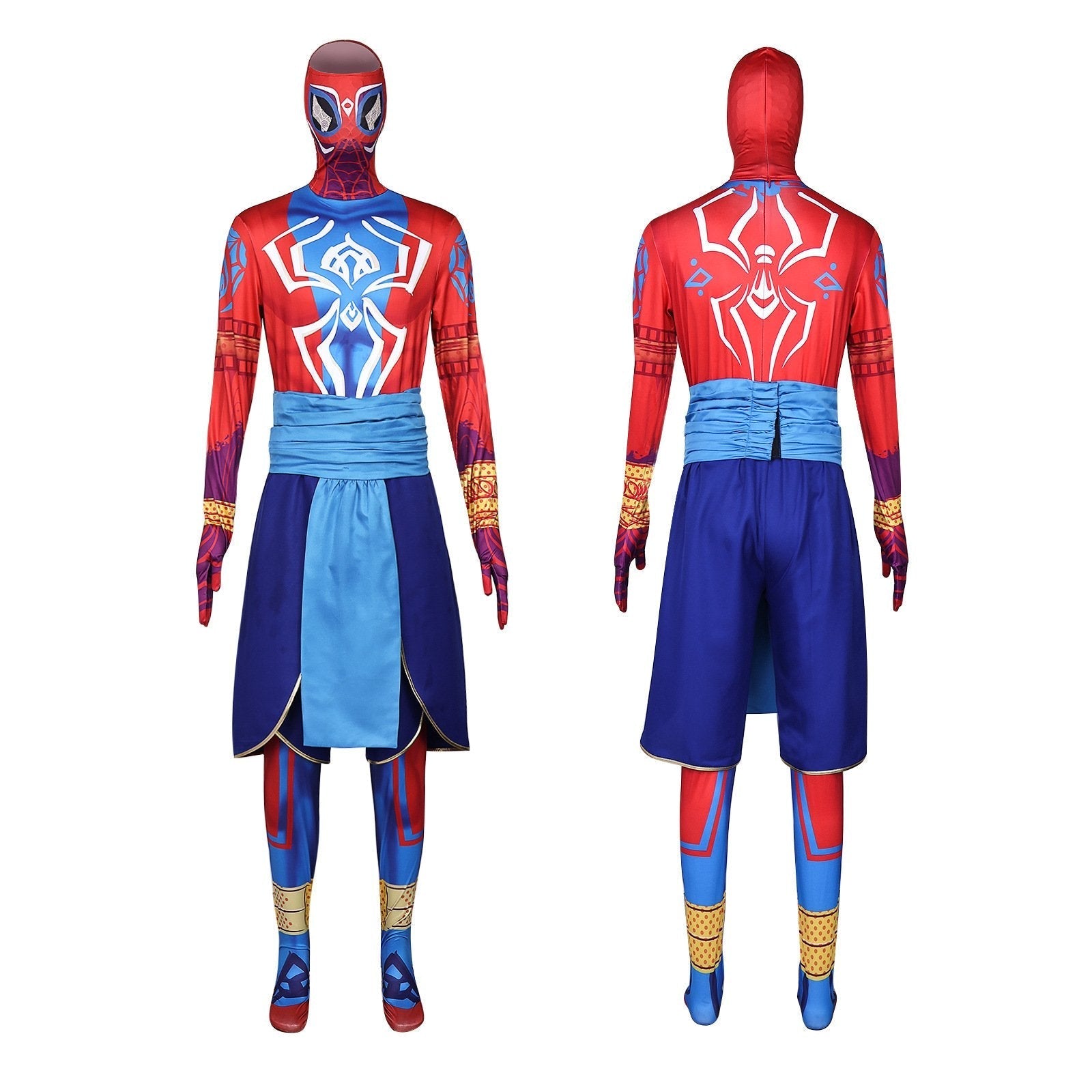 BuySpider - Man India Pavitr Prabhakar Bodysuit Costume Cosplay Spider - Man: Across The Spider - Verse Suit Now Cheaper With 3 - 5 Days Ship - PajamasBuy