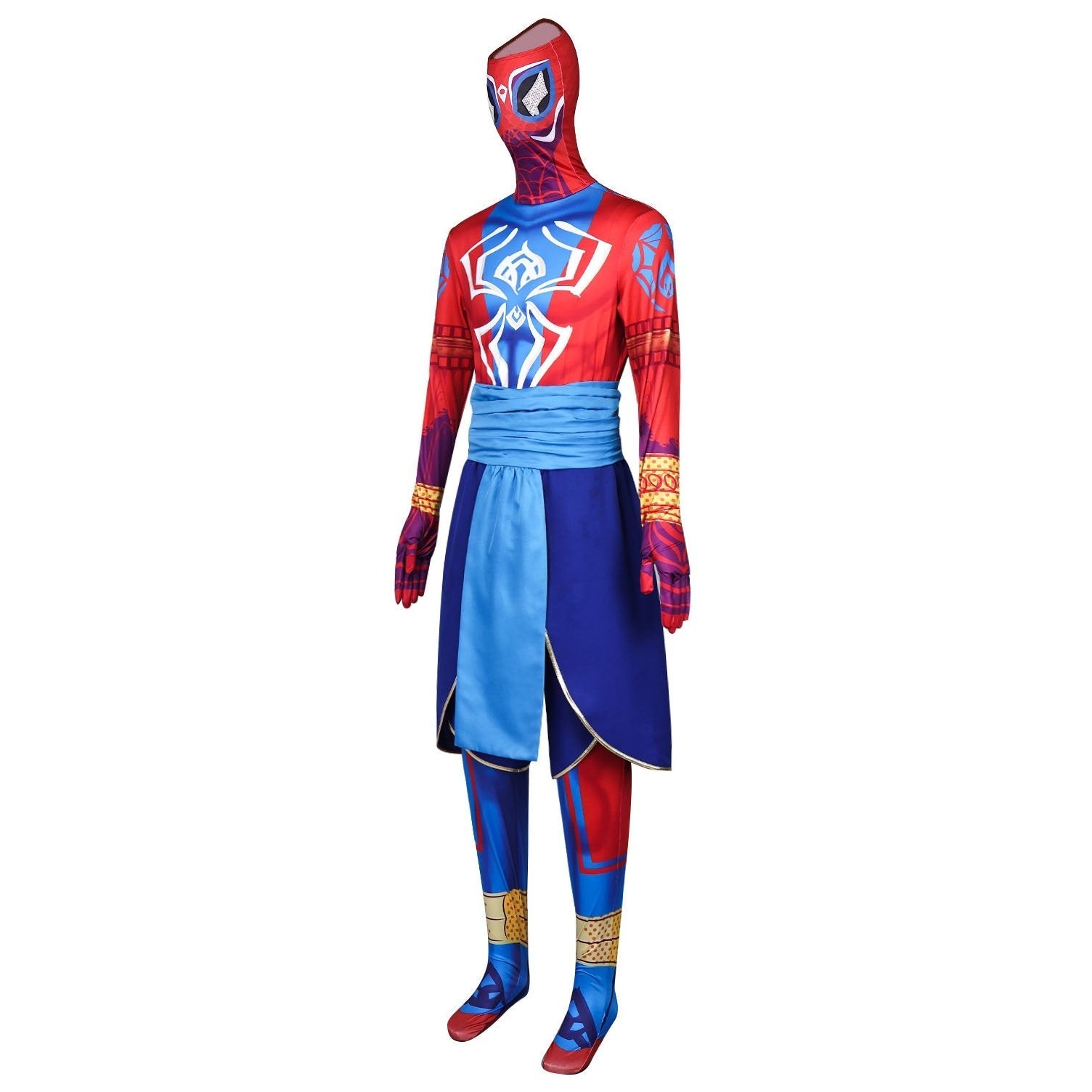 BuySpider - Man India Pavitr Prabhakar Bodysuit Costume Cosplay Spider - Man: Across The Spider - Verse Suit Now Cheaper With 3 - 5 Days Ship - PajamasBuy