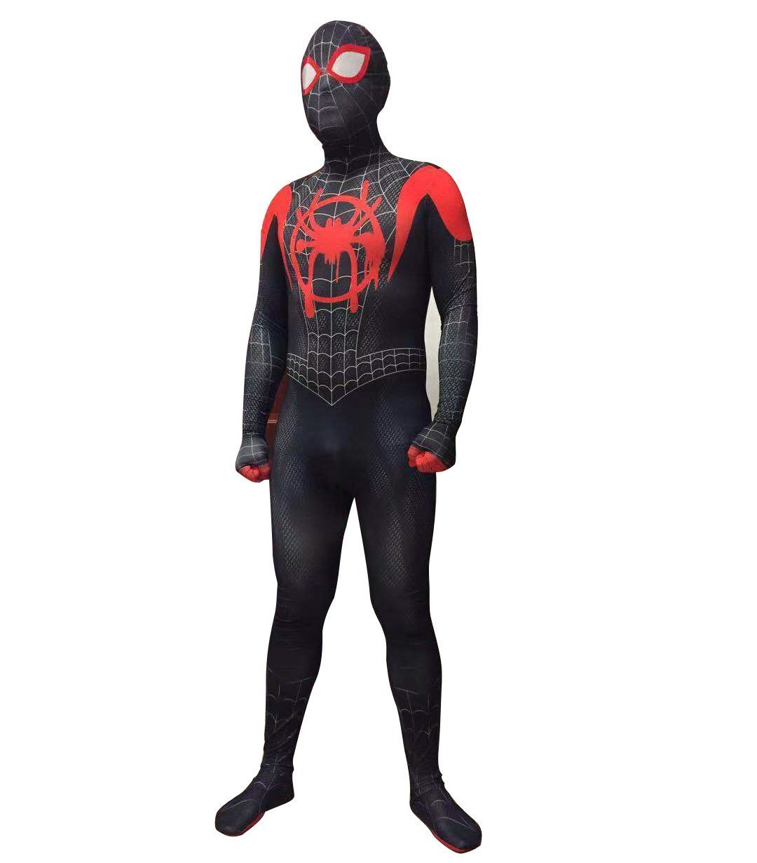 BuySpider man Into The Spider - Verse Bodysuit Miles Morales Costume Adult Kids Now Cheaper With 3 - 5 Days Ship - PajamasBuy