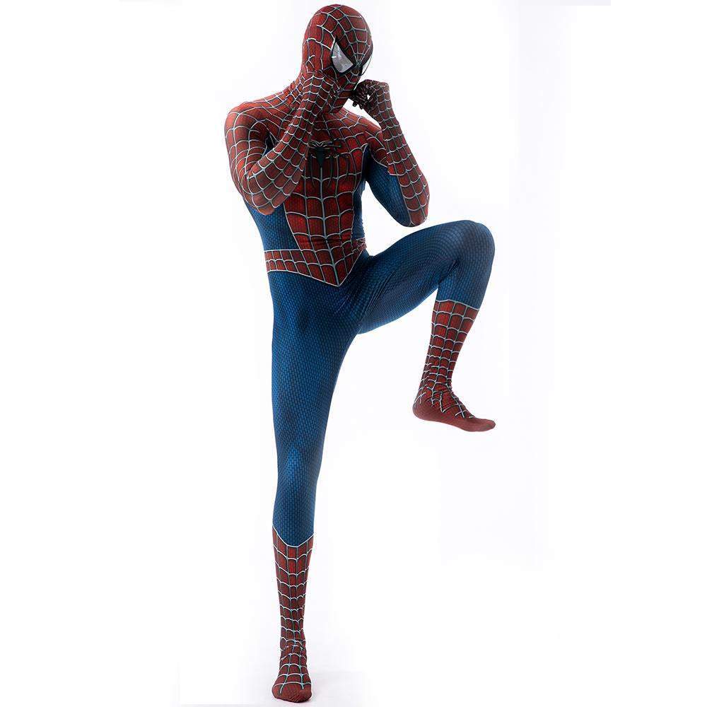 BuySpider - Man Tony Costume Cosplay Jumpsuit Superhero Bodysuit Tights Halloween Now Cheaper With 3 - 5 Days Ship - PajamasBuy