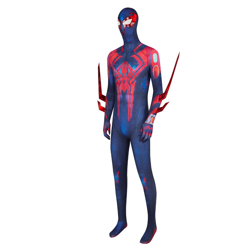 BuySpiderMan Across the Spider Verse Miguel O'Hara 2099 Zentai Cosplay Costume Outfits Halloween Carnival Suit Adults Now Cheaper With 3 - 5 Days Ship - PajamasBuy