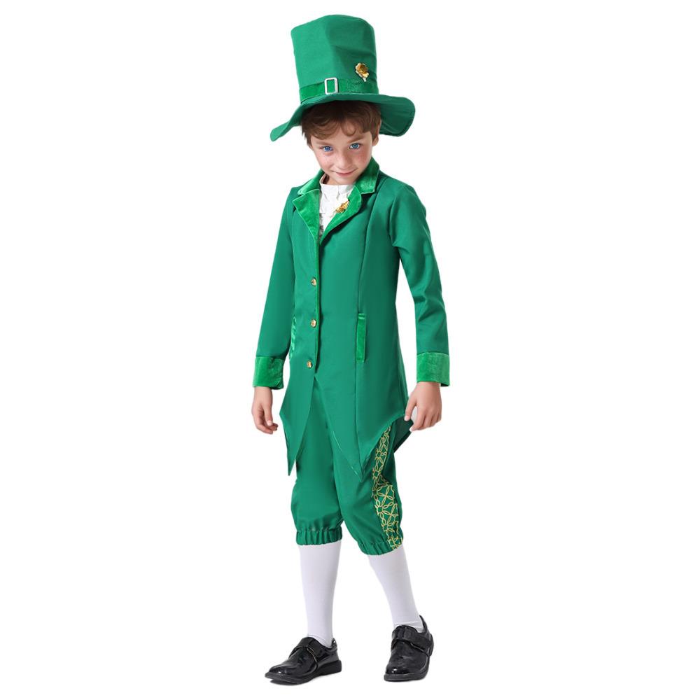 BuySt Patrick's Day Kids Green Dress Party Cosplay Costume Carnival Suit Now Cheaper With 3 - 5 Days Ship - PajamasBuy