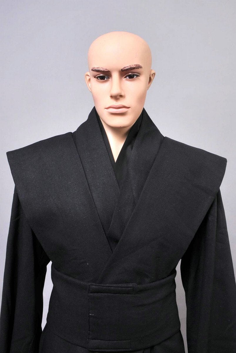 BuyStar Wars Anakin Skywalker Cosplay Costume Black Suit Now Cheaper With 3 - 5 Days Ship - PajamasBuy