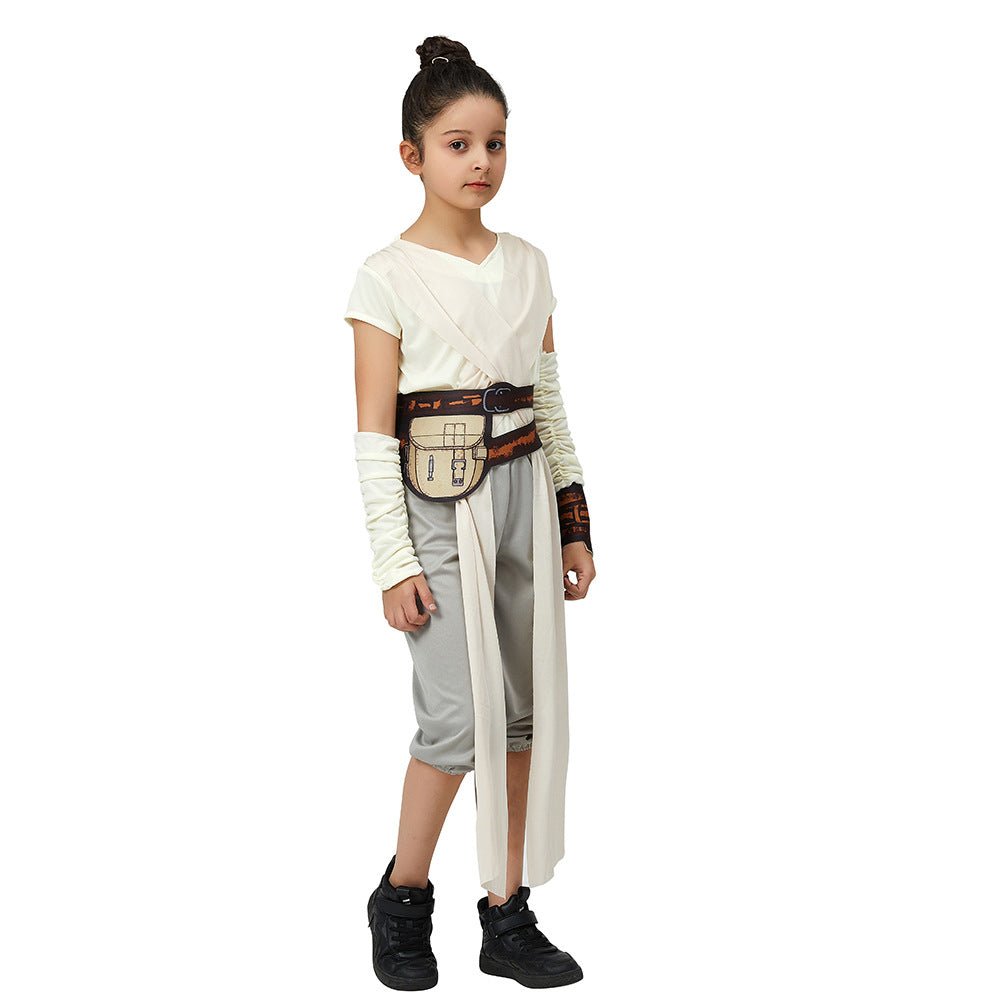 BuyStar Wars The Force Awakens Rey Kids Cosplay Costume Outfits Carnival Suit Now Cheaper With 3 - 5 Days Ship - PajamasBuy