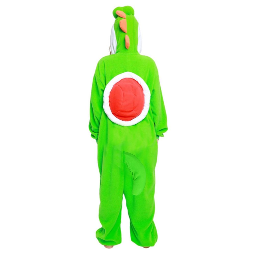 BuySuper Mario Yoshi kigurumi Costume Onesies Halloween Now Cheaper With 3 - 5 Days Ship - PajamasBuy