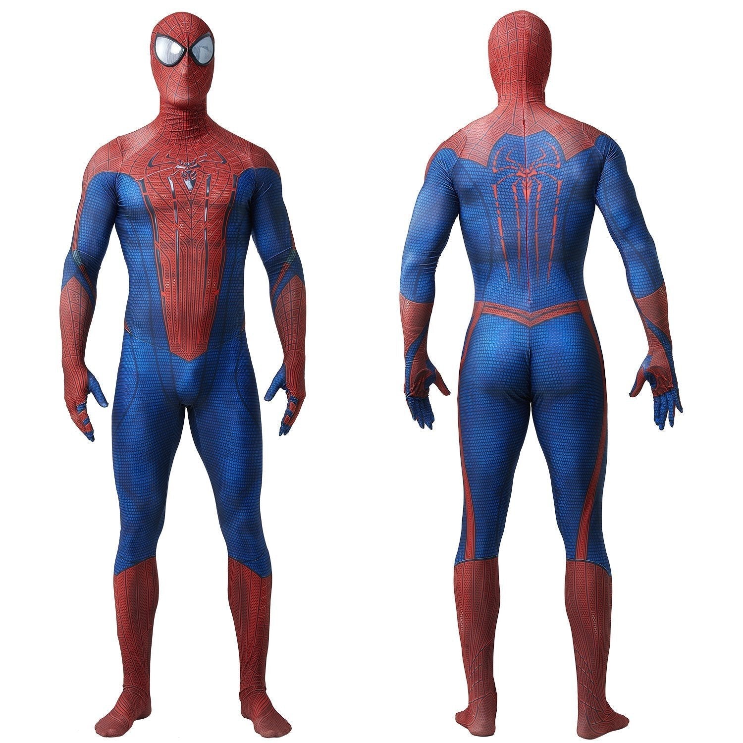 BuyThe Amazing Spider - Man Cosplay Jumpsuit with Black Eyes Now Cheaper With 3 - 5 Days Ship - PajamasBuy