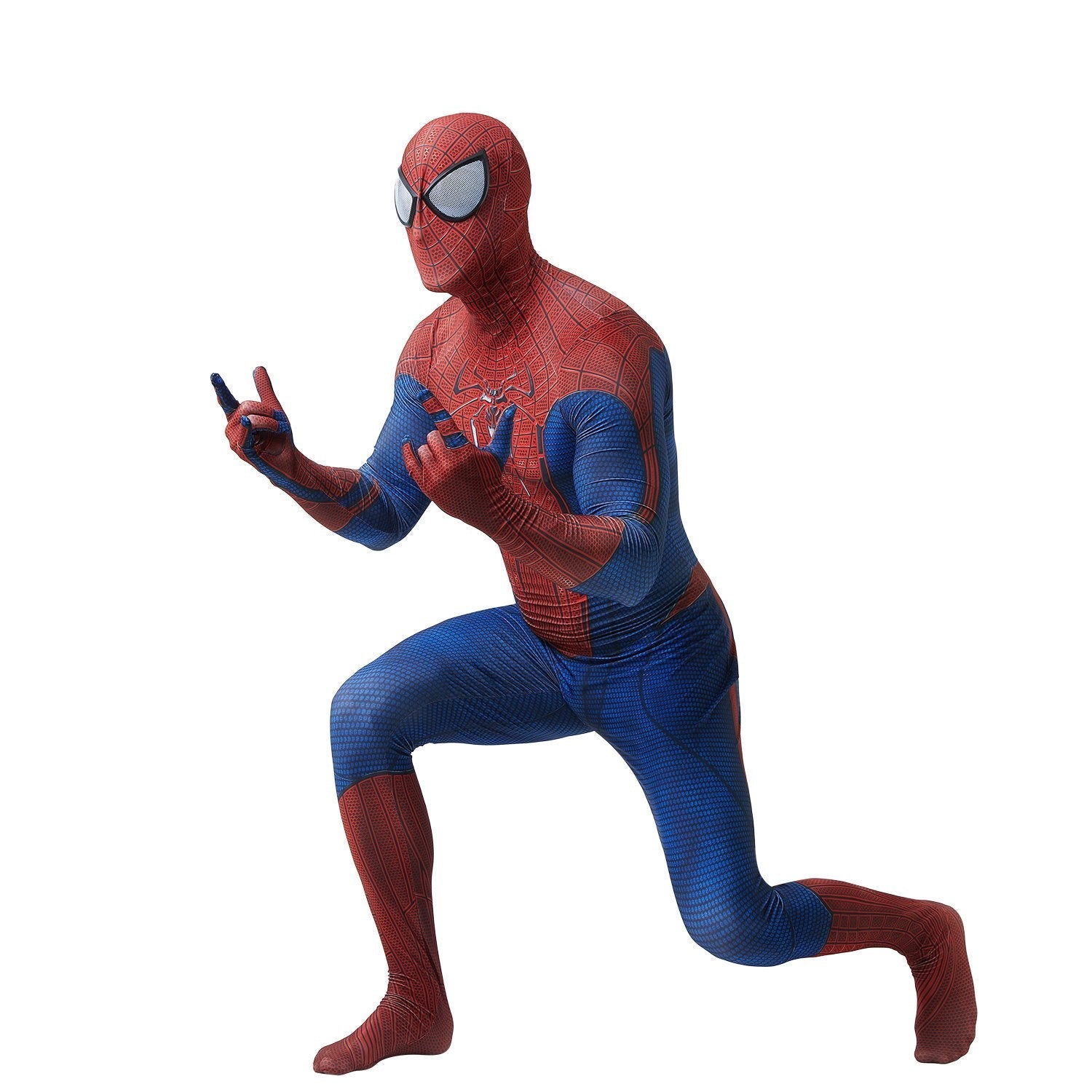 BuyThe Amazing Spider - Man Cosplay Jumpsuit with Black Eyes Now Cheaper With 3 - 5 Days Ship - PajamasBuy