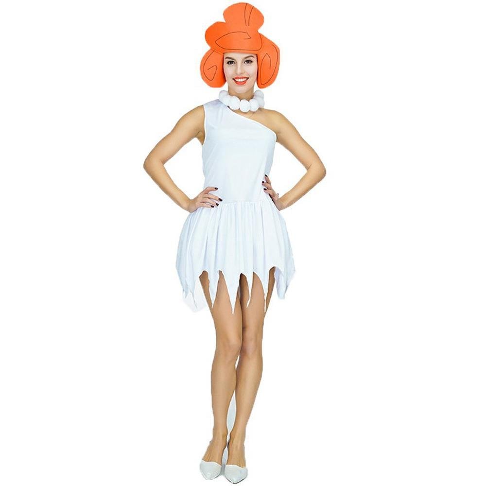 BuyThe Flintstones Wilma Adult Ladies Cosplay Costume 70s TV Fancy Dress Now Cheaper With 3 - 5 Days Ship - PajamasBuy