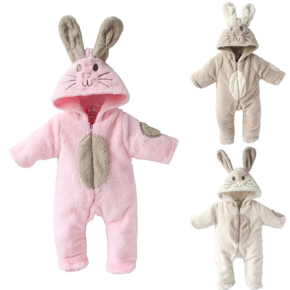 BuyToddler Baby Onesies Cute Rabbit Animal Rabbit Romper Hoodie Jumpsuit Now Cheaper With 3 - 5 Days Ship - PajamasBuy