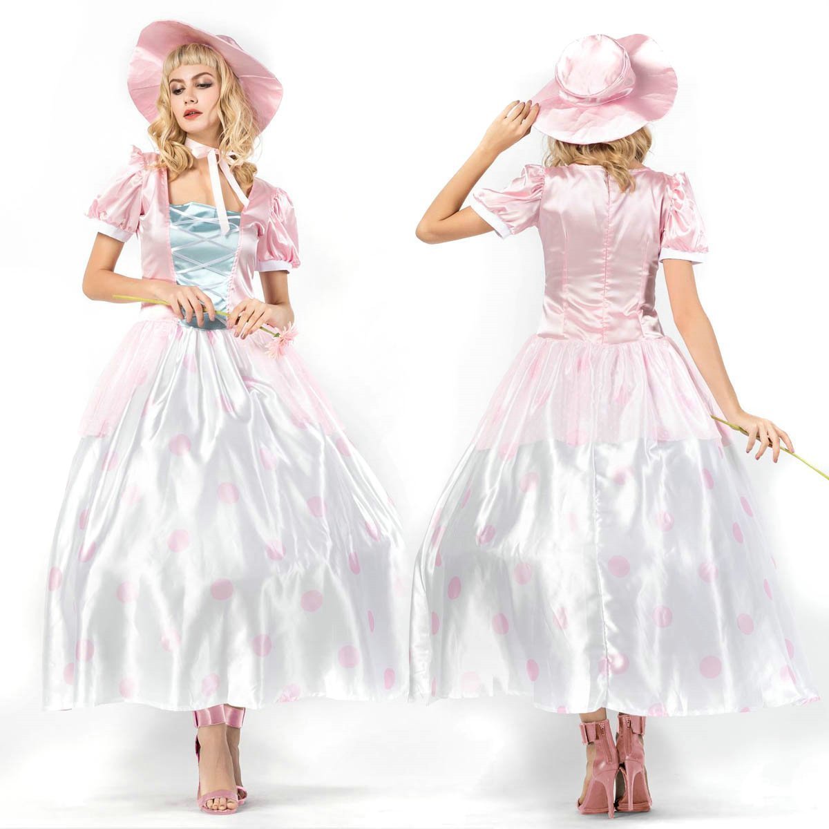 BuyToy Story 4 Adult Little Bo Peep Cosplay Dress Halloween Costume Now Cheaper With 3 - 5 Days Ship - PajamasBuy