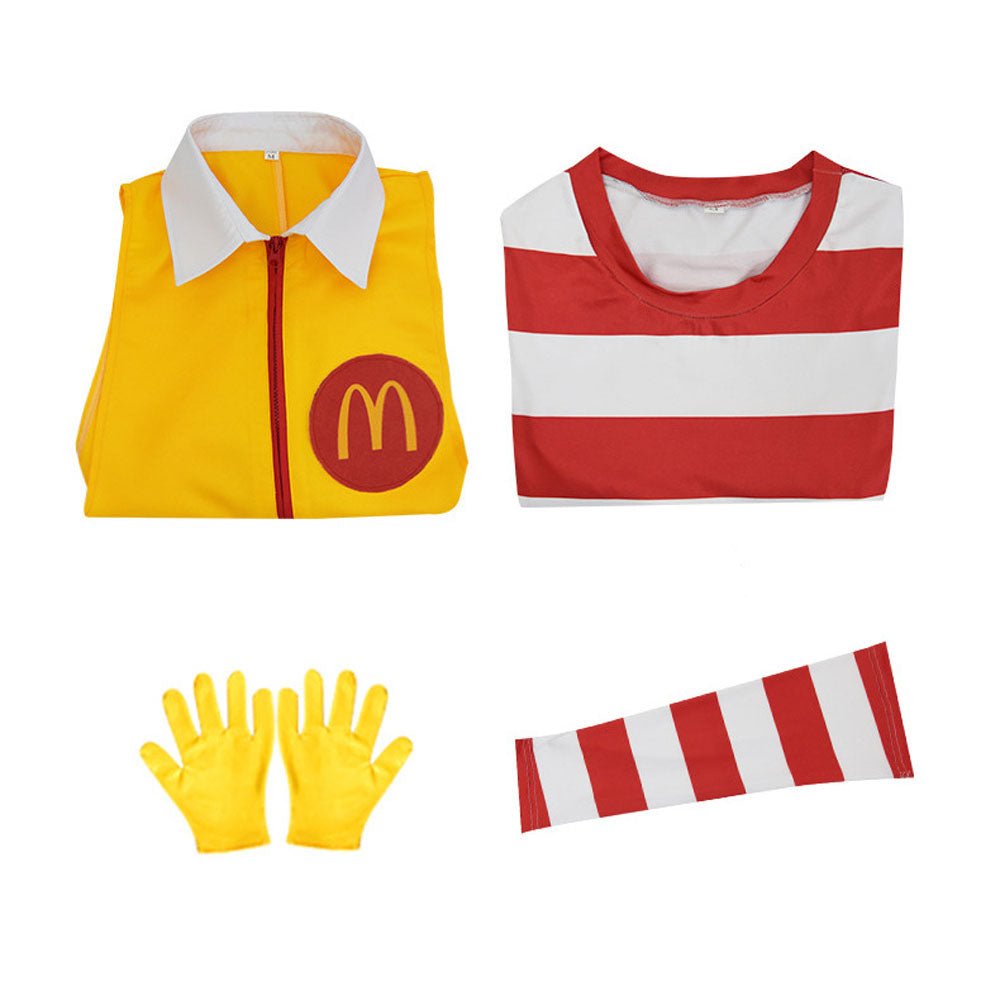 BuyUncle Ronald McDonald's Cos Costume Cosplay Uniform jumpsuits Now Cheaper With 3 - 5 Days Ship - PajamasBuy