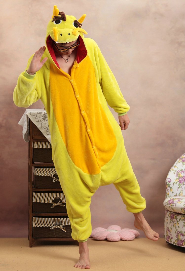 BuyUnisex Adult Chinese Dragon Onesies kigurumi Costume Pajamas Now Cheaper With 3 - 5 Days Ship - PajamasBuy