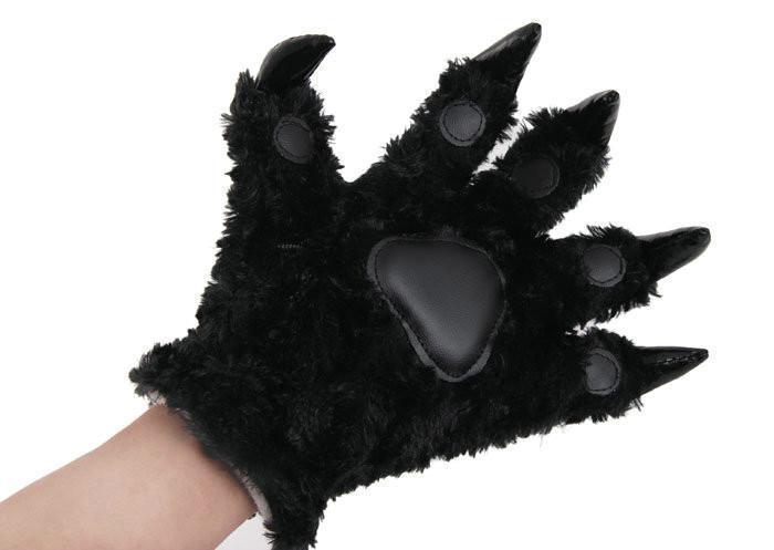 BuyUnisex Onesies Warm Plush Animal Hands Claw Paw Furry gloves Kigurumi Now Cheaper With 3 - 5 Days Ship - PajamasBuy