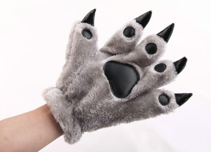 BuyUnisex Onesies Warm Plush Animal Hands Claw Paw Furry gloves Kigurumi Now Cheaper With 3 - 5 Days Ship - PajamasBuy