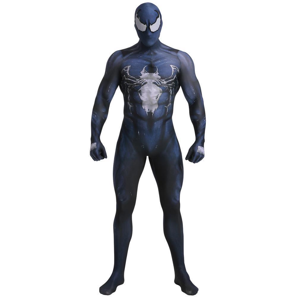 BuyVenom Eddie Brock Spider - Man Cosplay Costume Zentai Jumpsuit Adult kids All Size Now Cheaper With 3 - 5 Days Ship - PajamasBuy