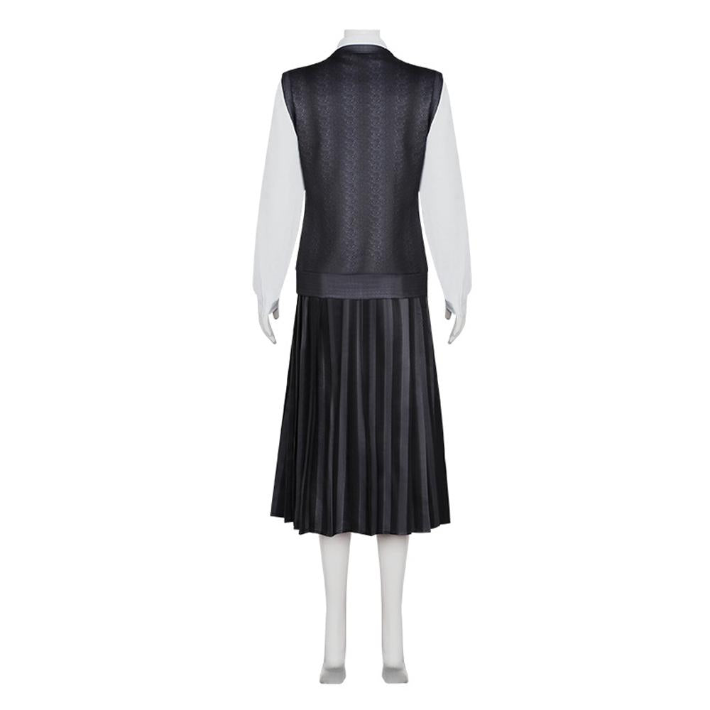 BuyWednesday Costume The Addams Family Cosplay Costumes Skirt Suit For Women Now Cheaper With 3 - 5 Days Ship - PajamasBuy