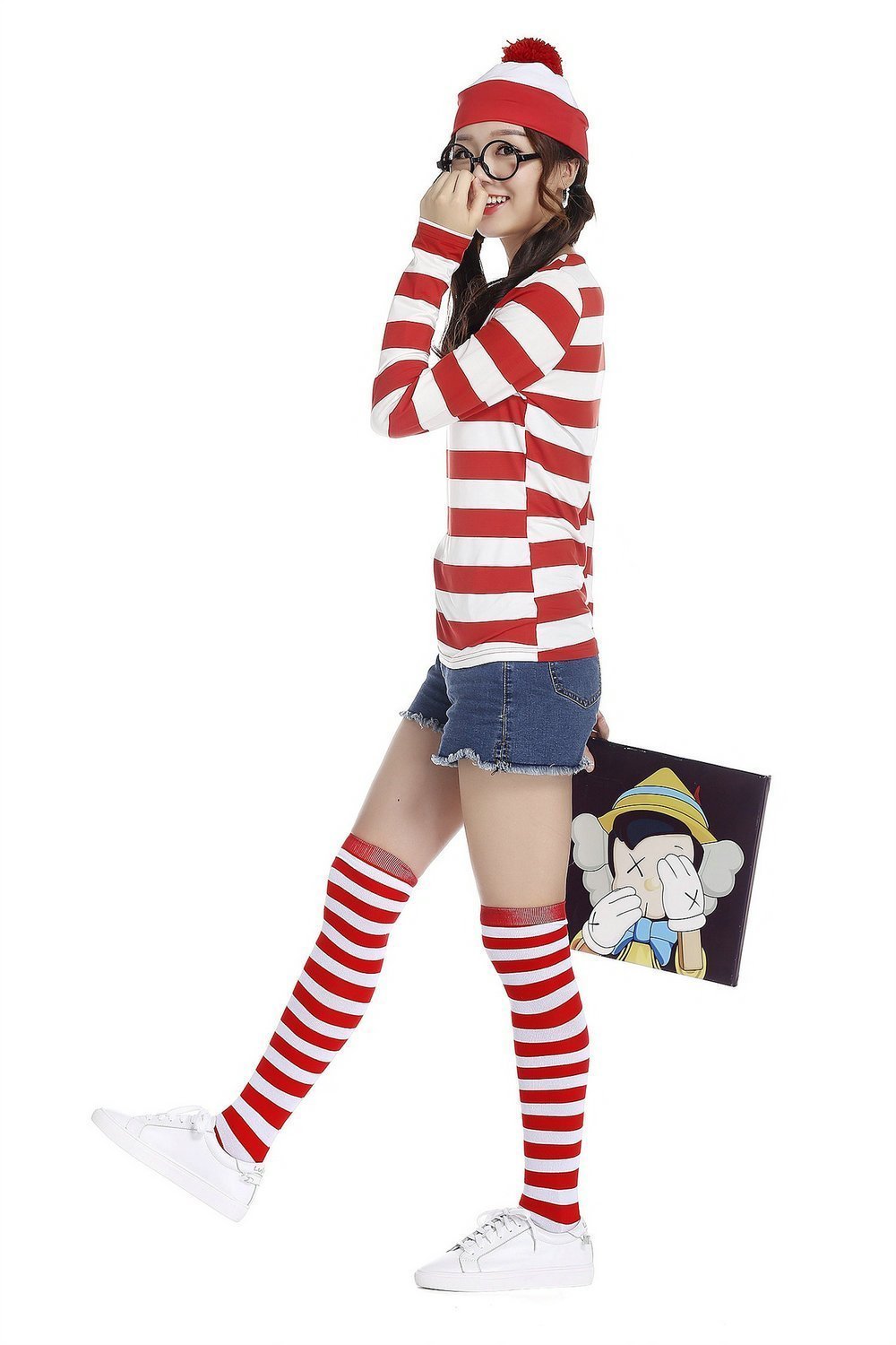 BuyWhere's Wally Wally Anime Cosplay Family Matching Costume Now Cheaper With 3 - 5 Days Ship - PajamasBuy