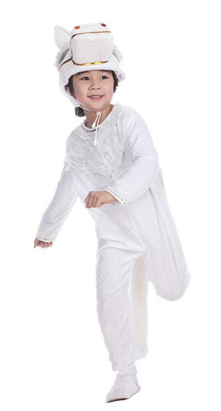 BuyWhite Horse Animal Cospaly Wear Kigurumi Cute Kids Costume Child Gift Now Cheaper With 3 - 5 Days Ship - PajamasBuy