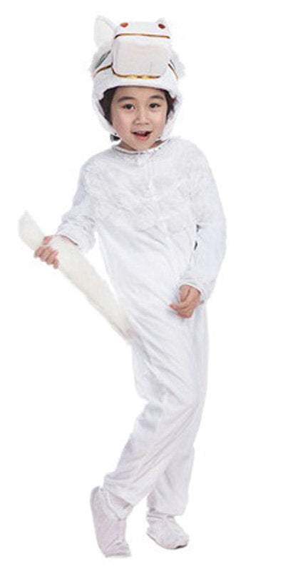 BuyWhite Horse Animal Cospaly Wear Kigurumi Cute Kids Costume Child Gift Now Cheaper With 3 - 5 Days Ship - PajamasBuy