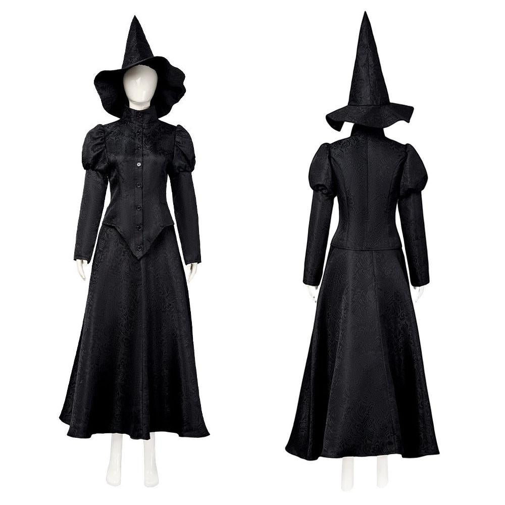 BuyWicked: Part One Elphaba Movie Costume Cosplay Halloween Now Cheaper With 3 - 5 Days Ship - PajamasBuy