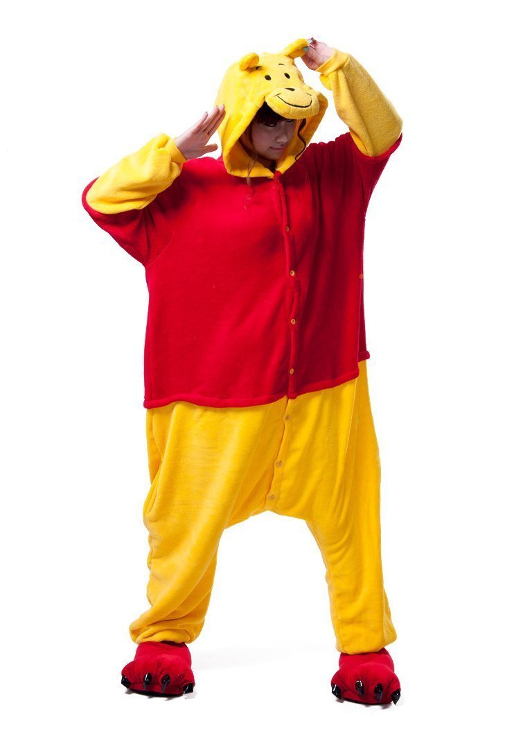 BuyWinnie the Pooh Kigurumi Animal onesies Pajamas for Adult Costume Now Cheaper With 3 - 5 Days Ship - PajamasBuy