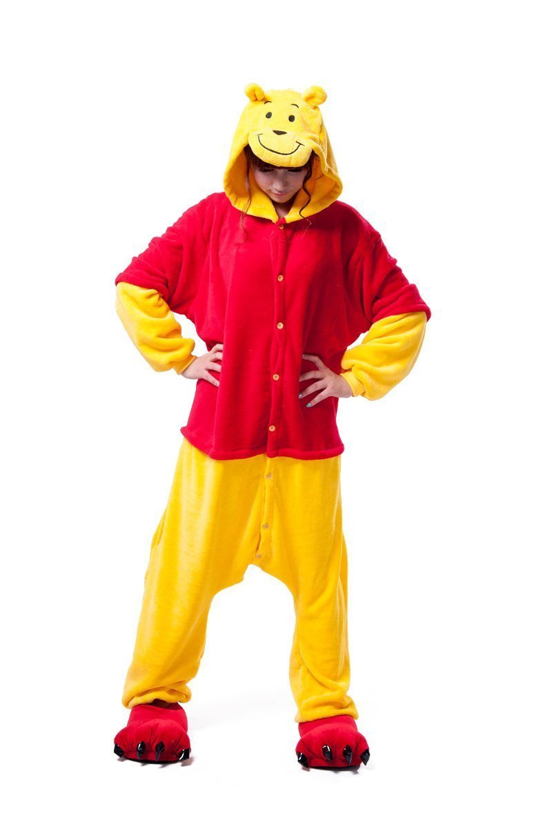 BuyWinnie the Pooh Kigurumi Animal onesies Pajamas for Adult Costume Now Cheaper With 3 - 5 Days Ship - PajamasBuy