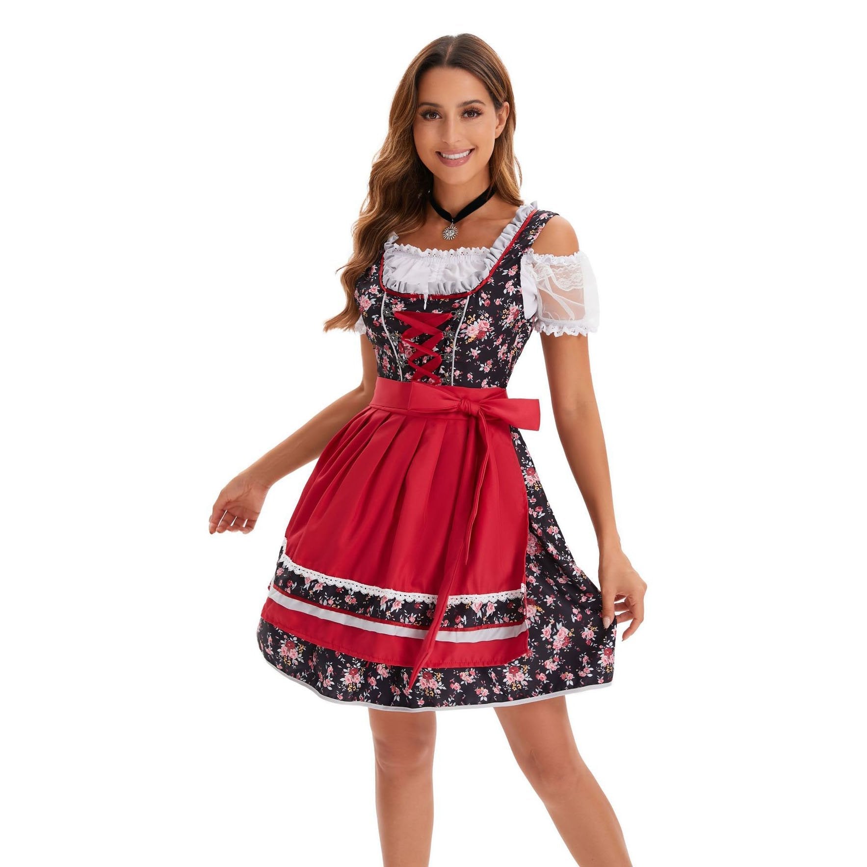 BuyWomen German Munich Oktoberfest Dress Badalia National Stage Dress Costume Halloween Now Cheaper With 3 - 5 Days Ship - PajamasBuy